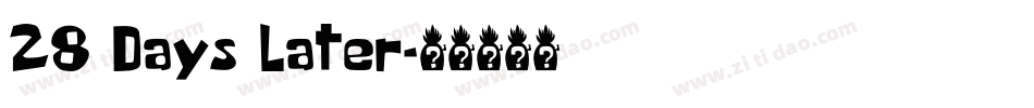 28 Days Later字体转换